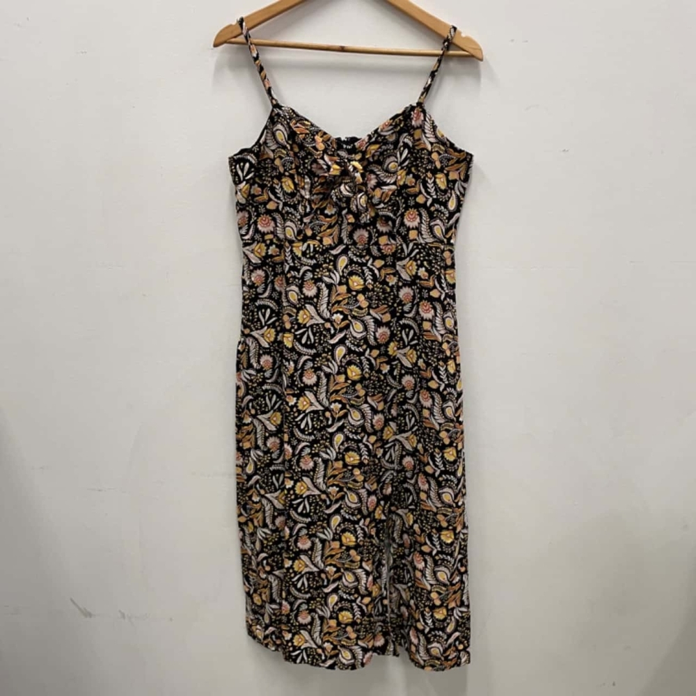 SEED HERITAGE Linen Floral Paisley Midi Dress - Picture 12 of 16